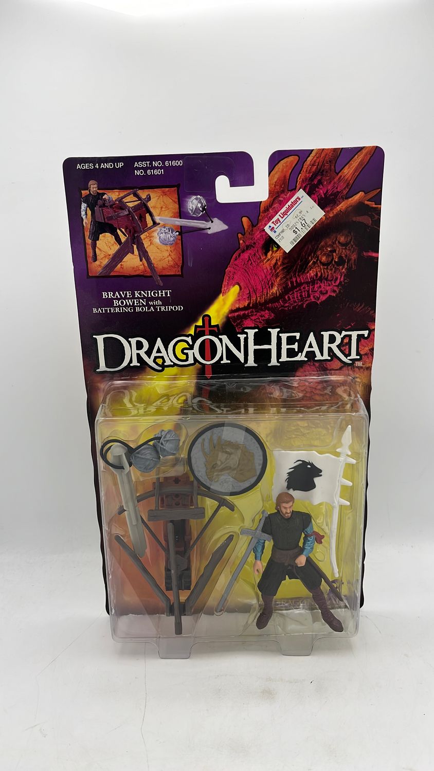 Kenner Dragonheart Brave Knight Bowen w Battering Bola Tripod Figure 1995