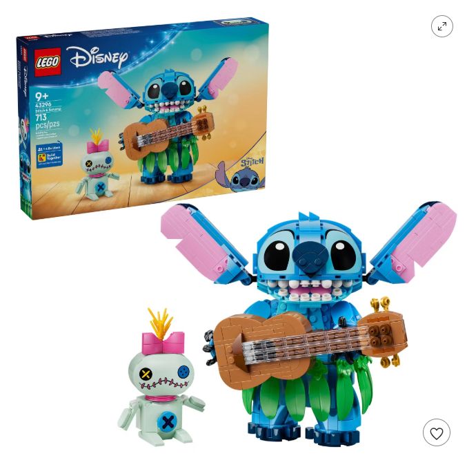 LEGO 43296 Disney Stitch &amp; Scrump Building Toy