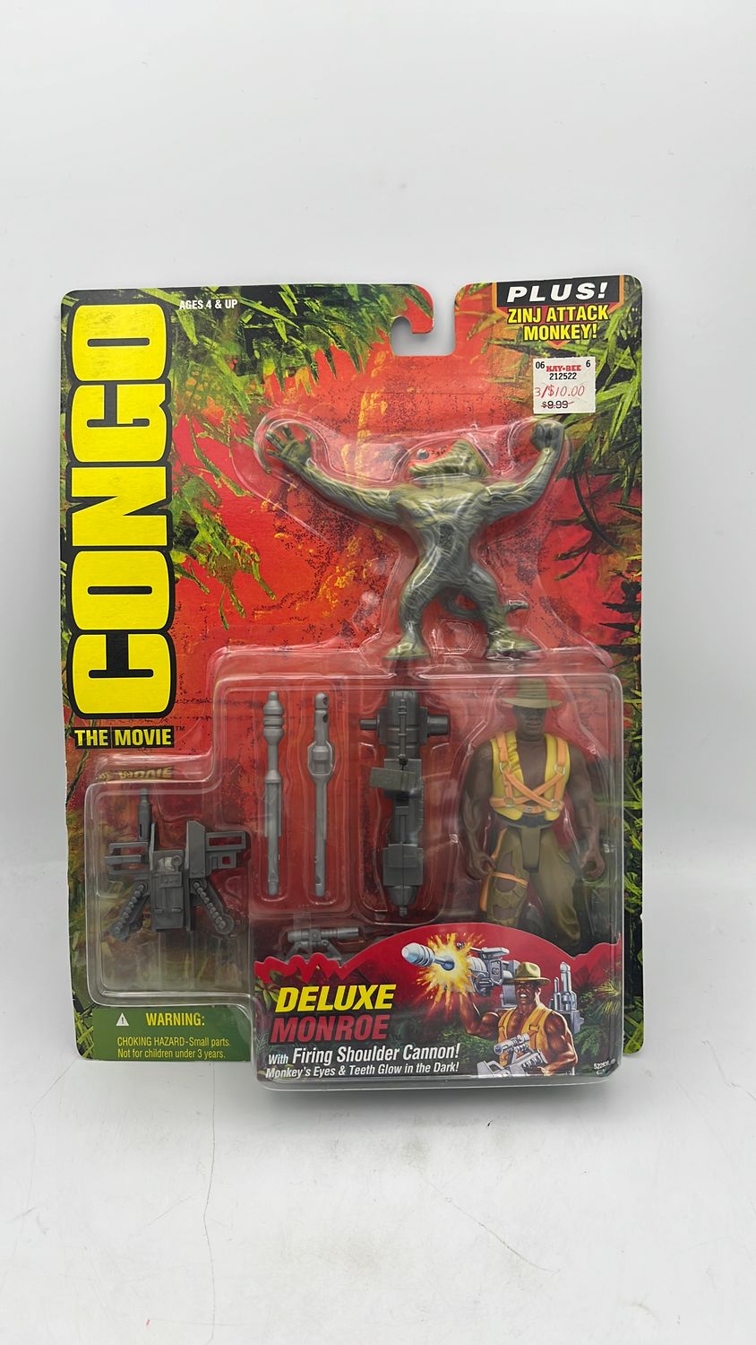 Kenner Congo The Movie Deluxe Monroe Figure 1995