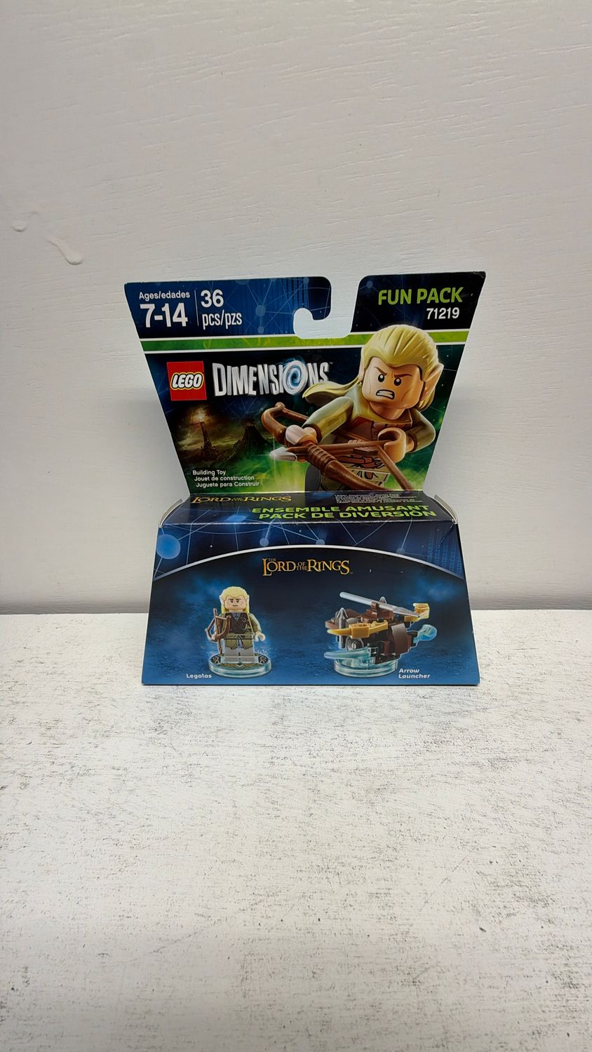 Lego Dimensions 71219 Lord Of The Rings Legolas Fun Pack