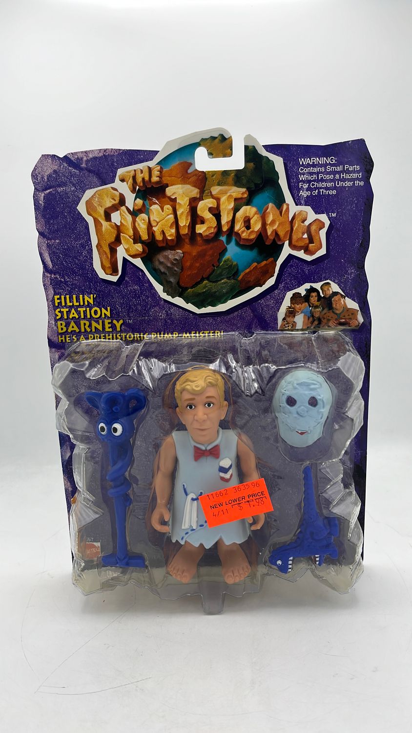 Mattel The Flintstones Fillin’ Station Barney Figure 1993