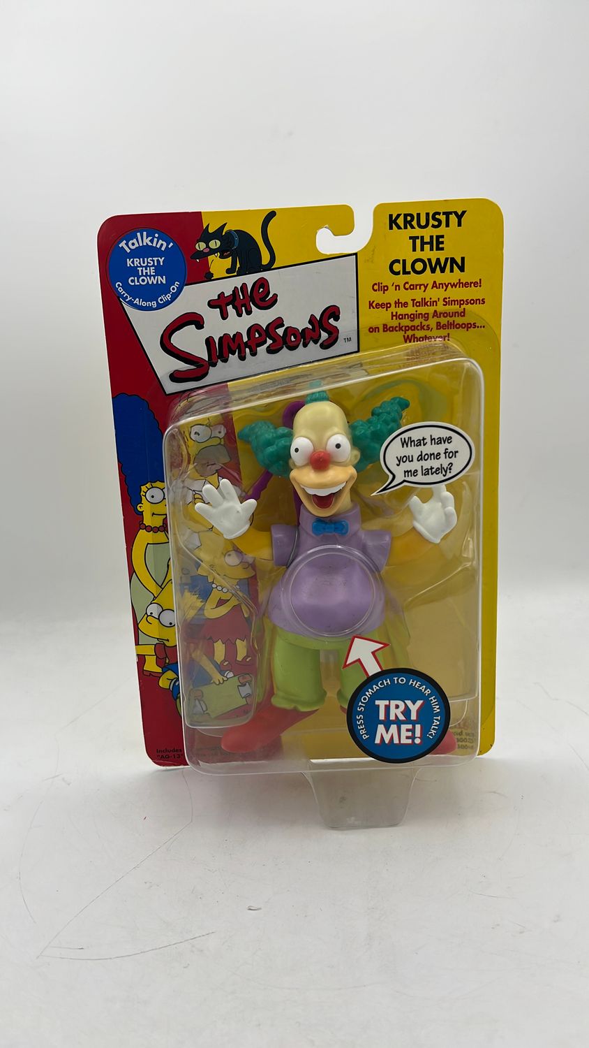 Playmates The Simpsons Talkin’ Krusty The Clown Figure 2000