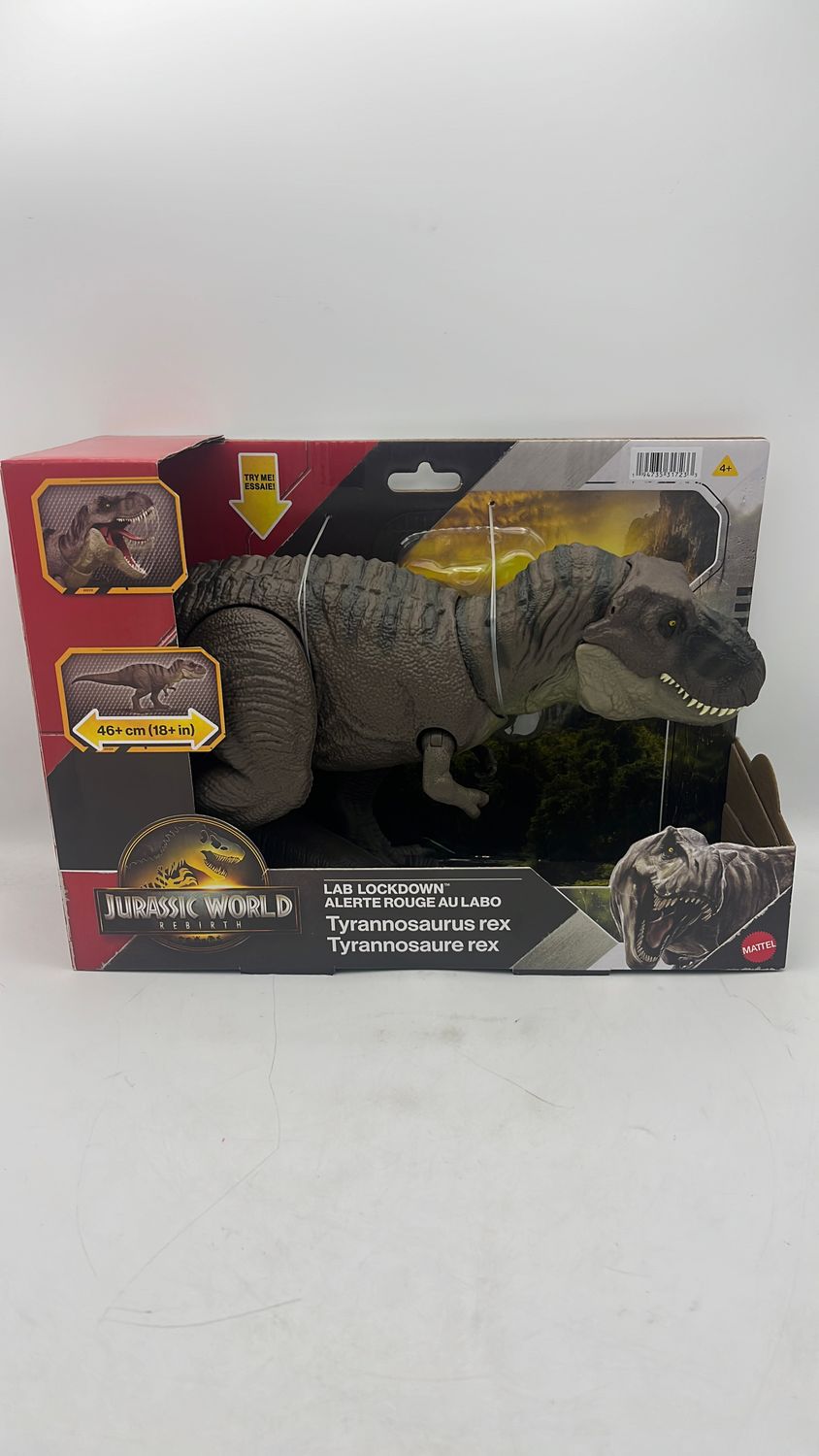 Mattel Jurassic World Rebirth Lab Lockdown Tyrannosaurus Rex Figure 2025