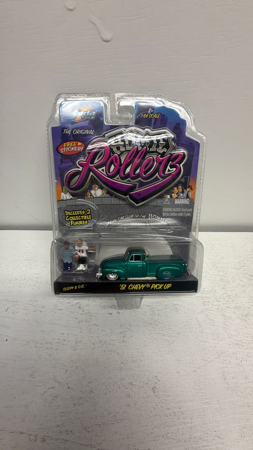 Homie Rollerz Jada Sleepy &amp; O.G. 1951 Chevy Pickup Lowrider 1:64