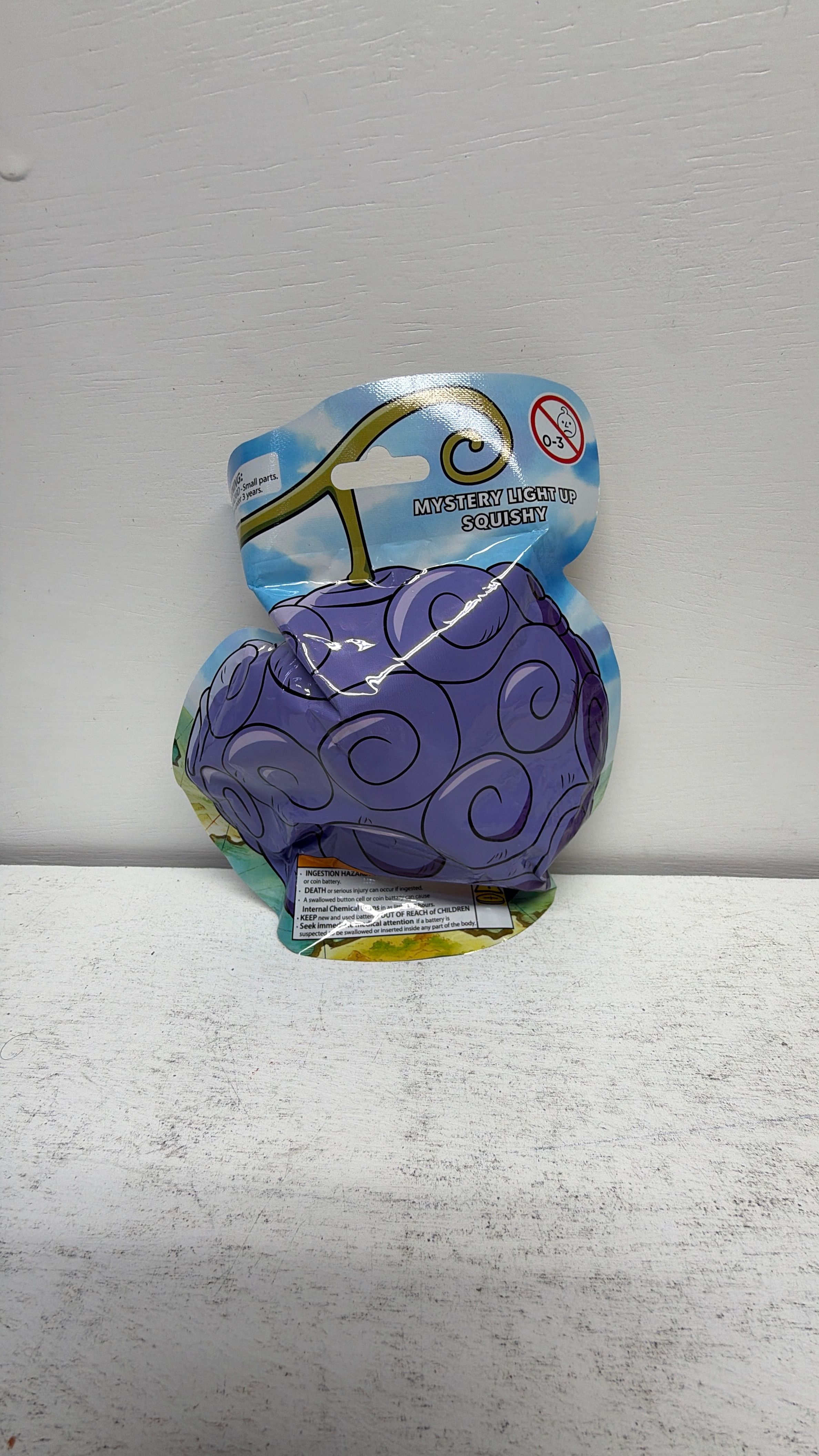 One Piece Devil Fruits Blind Bag Light-Up Squish Toy