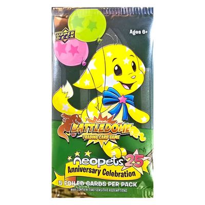 Upper Deck Neopets Battledome TCG - 25th Anniversary Booster Pack