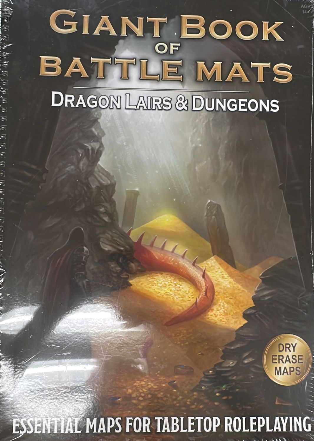 Giant Book of Battle Mats- Dragon Lairs &amp; Dungeons