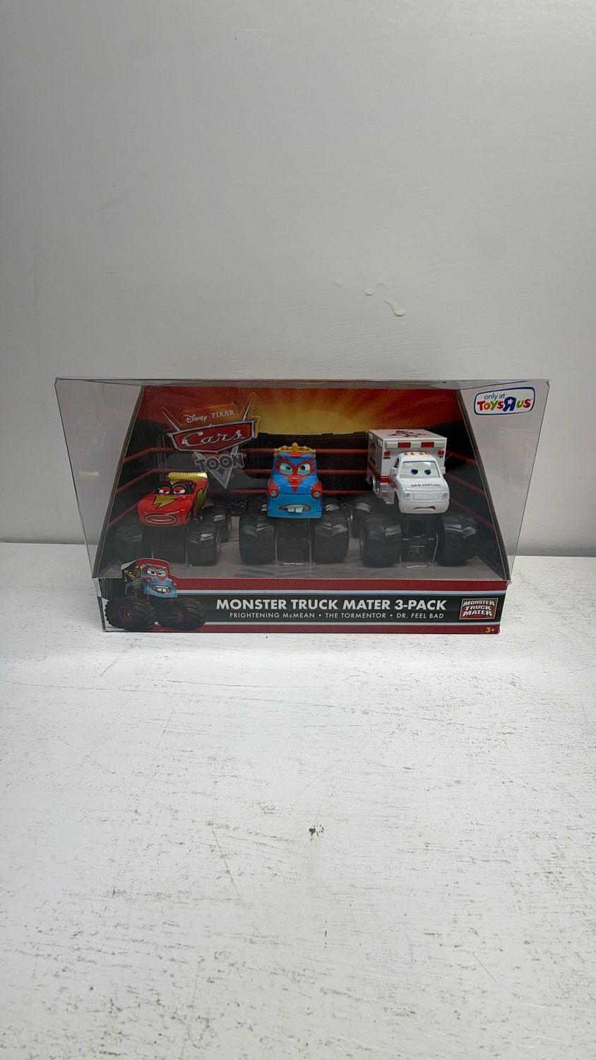 Mattel Disney Pixar Cars Monster Truck Mater 3-Pack