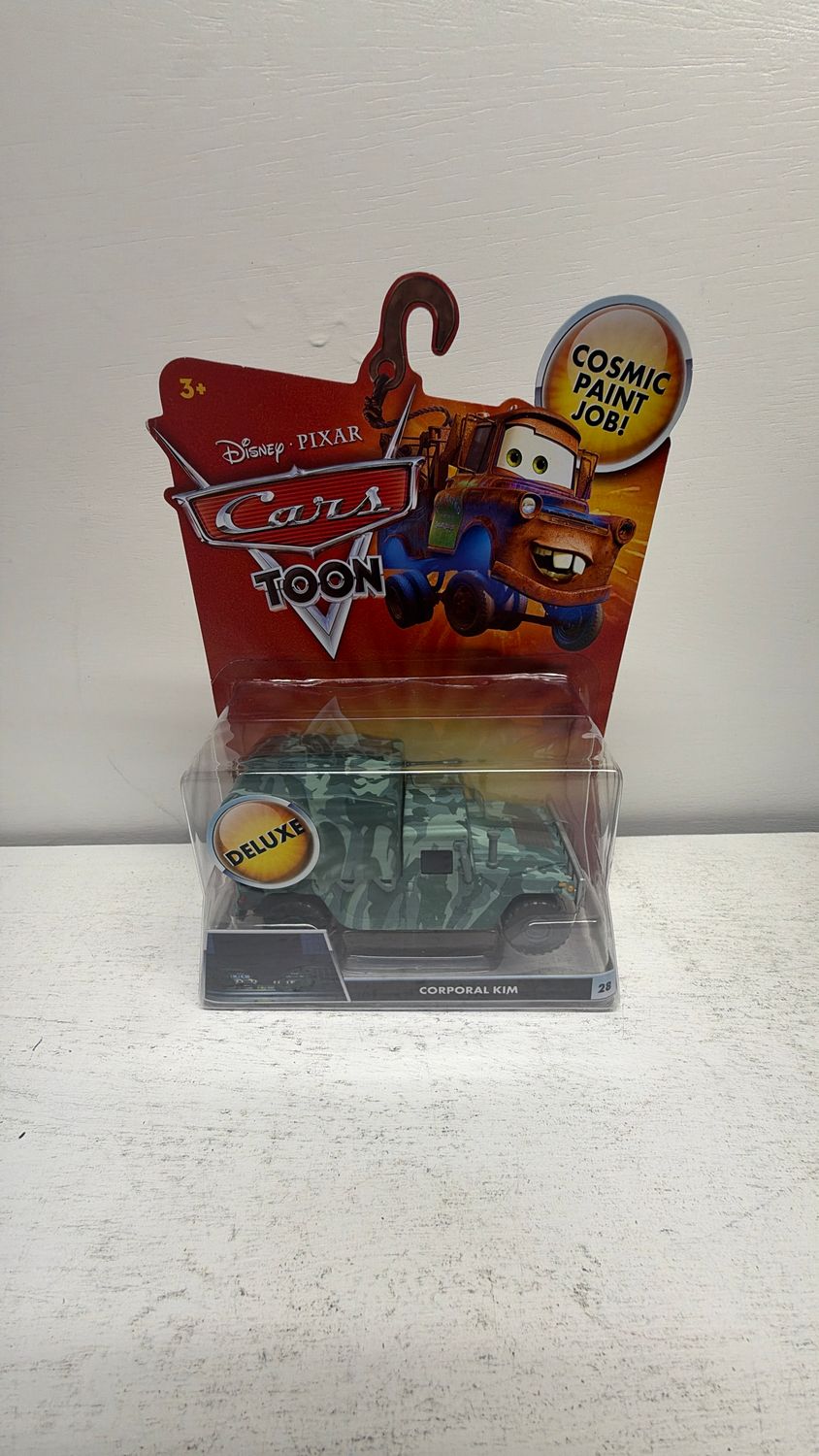 Mattel Disney Pixar Cars Toon Deluxe Corporal Kim