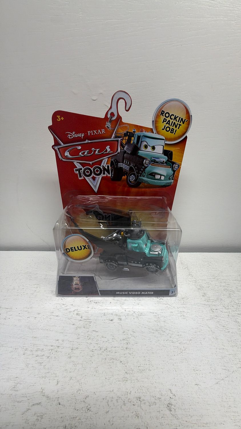 Mattel Disney Pixar Cars Toon Deluxe Music Video Mater