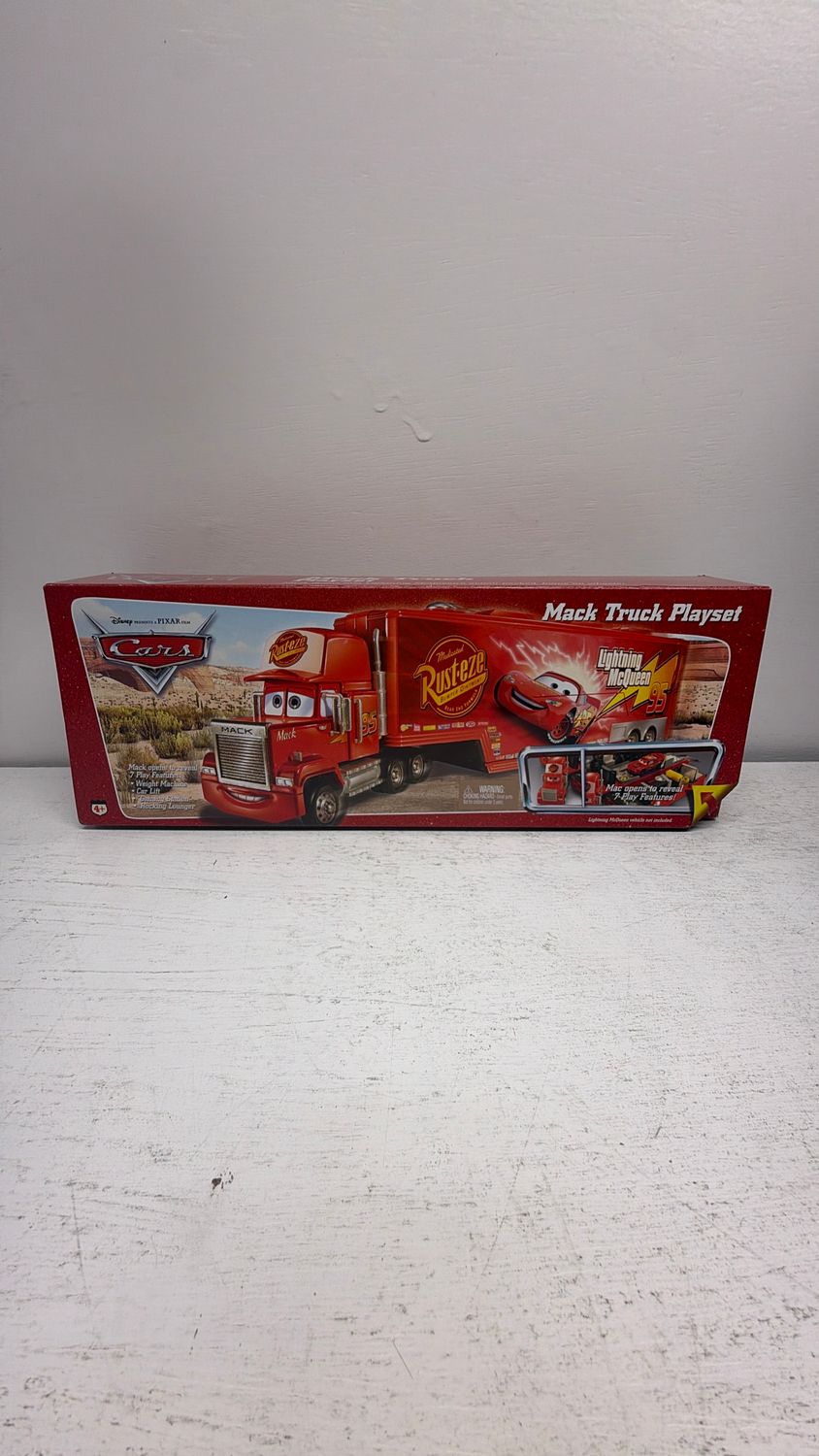 Mattel Disney Pixar Cars Mack Truck Playset