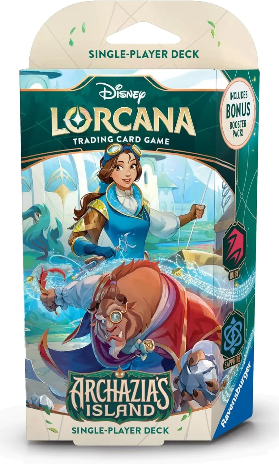Ravensburger Disney Lorcana Archazia's Island Starter Deck - Belle & Beast