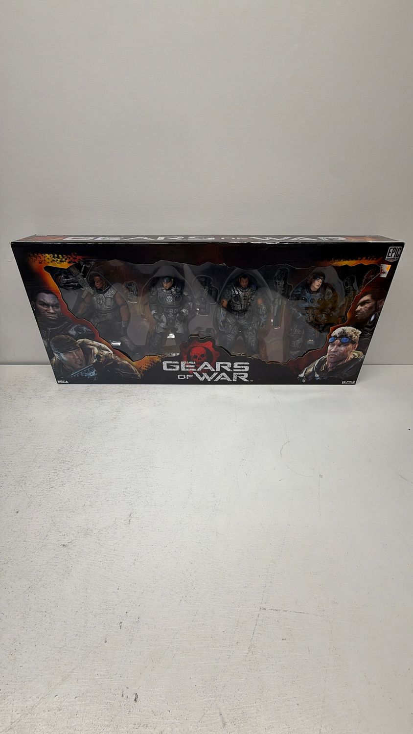 Neca Gears of War 4-Pack Fenix Cole Santiago Baird Action Figure Set