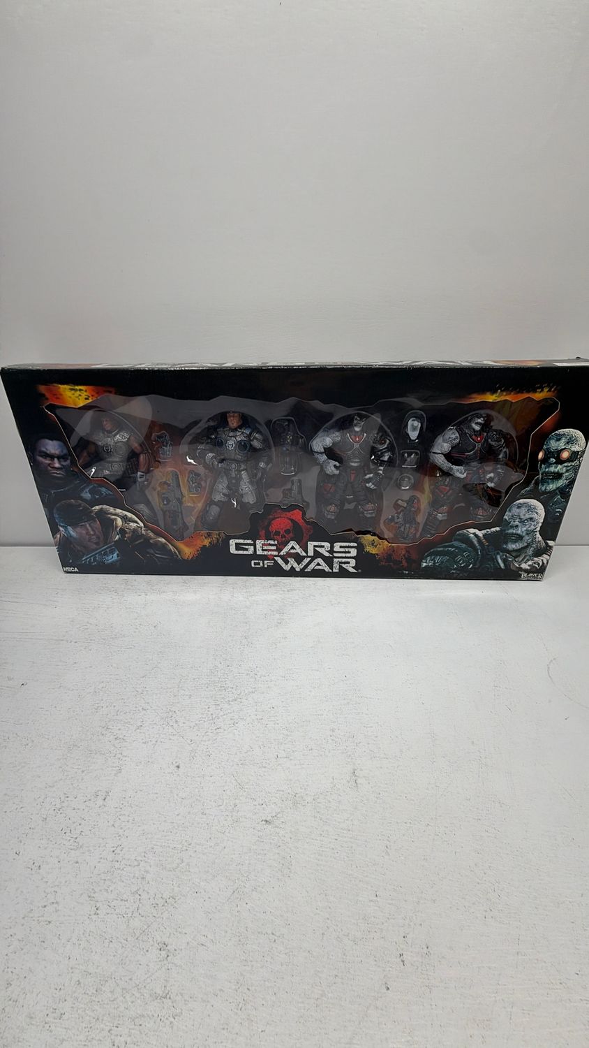 Neca Epic Games Gears of War 4-Pack MARCUS AUGUST COLE LOCUST DRONE SNIPER