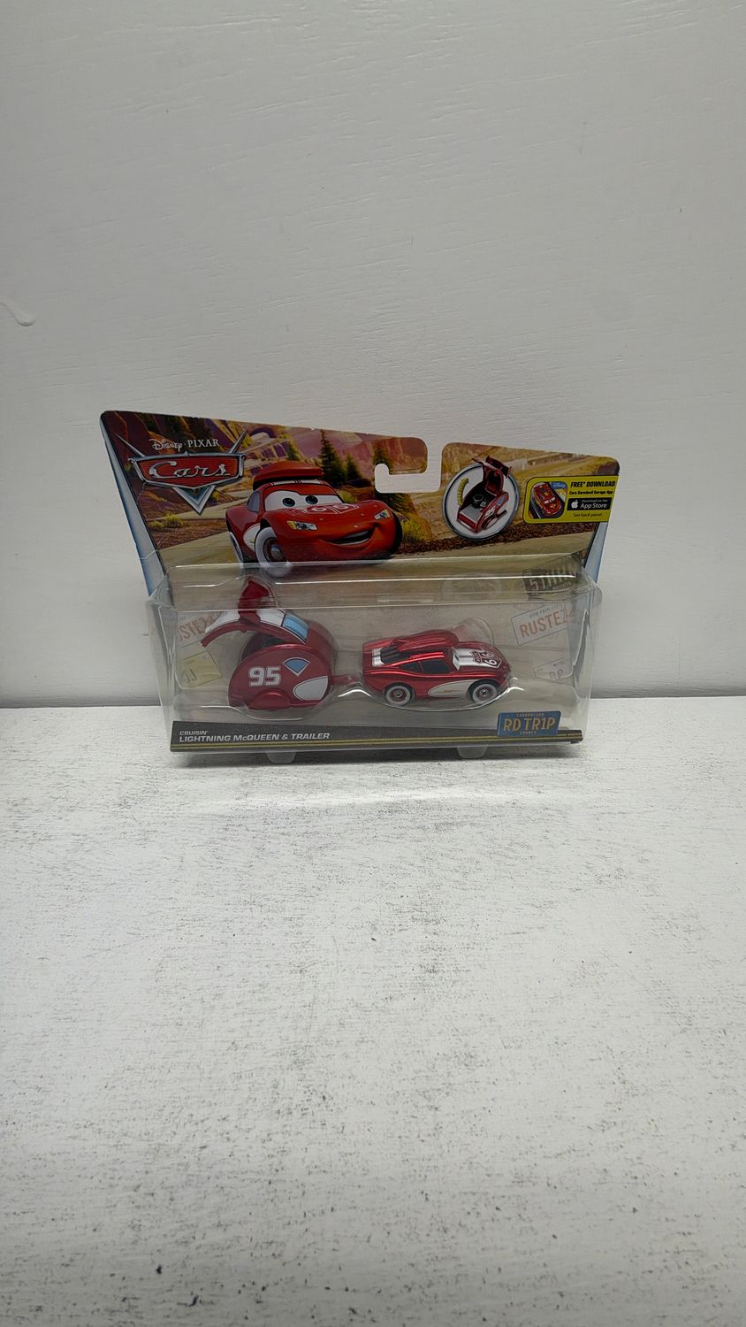 Mattel Disney Pixar Cars Cruisin’ Lightning MqQueen &amp; Trailer