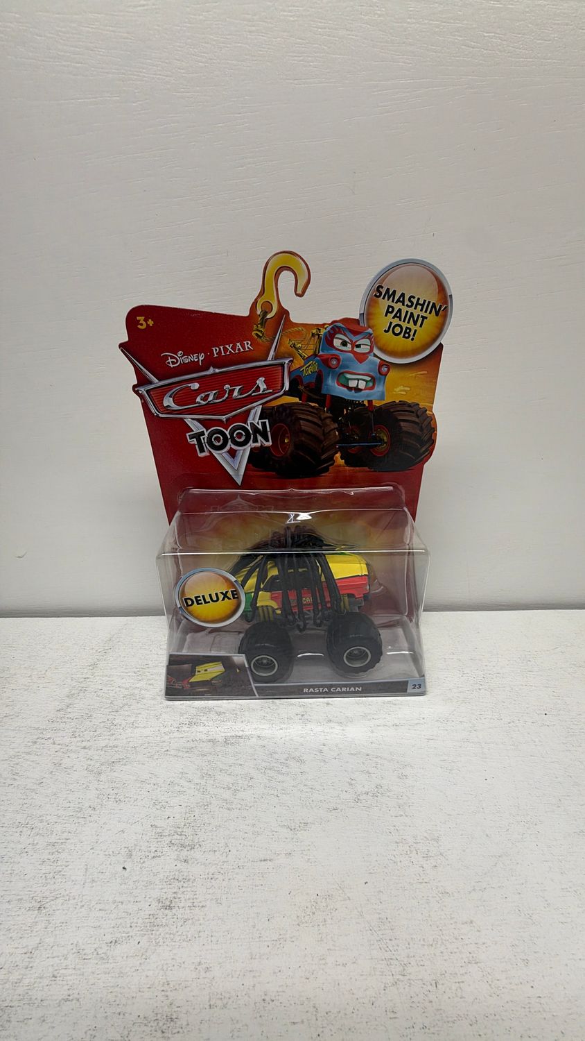 Mattel Disney Pixar Cars Toon DELUXE Rasta Carian Monster Truck Mater #23