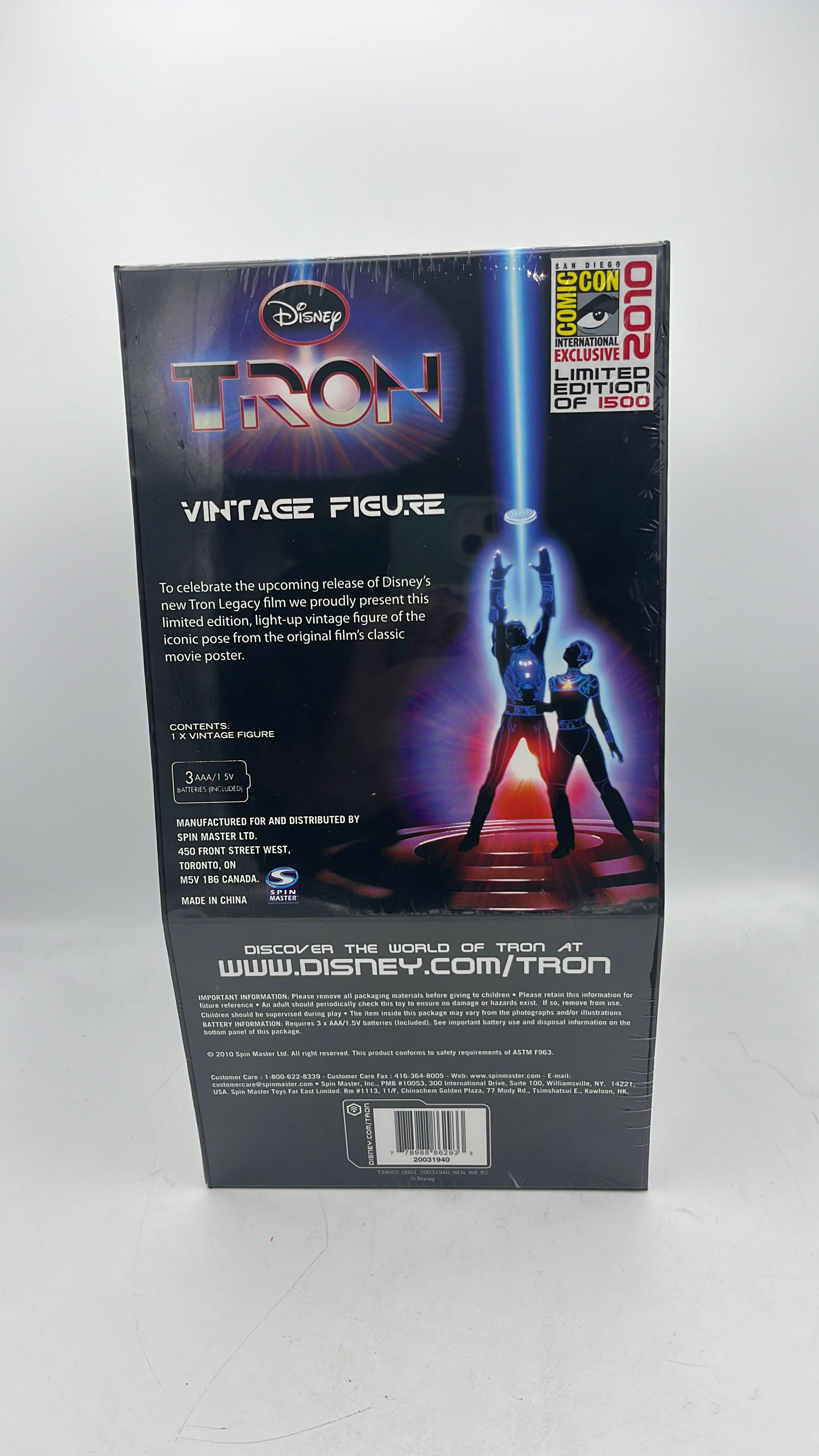Spin Master Tron Vinyl Figure SDCC 2010 view 3