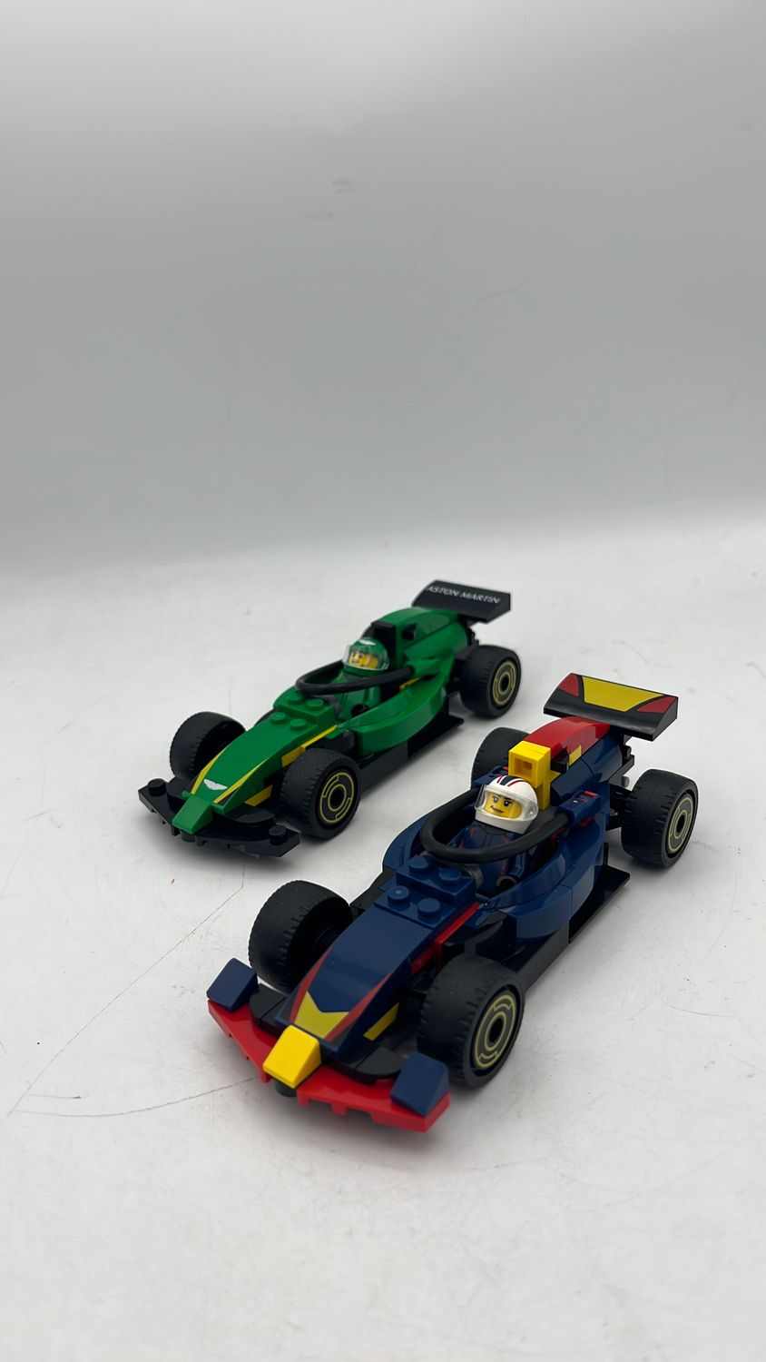 Lego 60445 City Formula 1 F1 Truck w RB20 &amp; AMR24 2025 (used) Incomplete