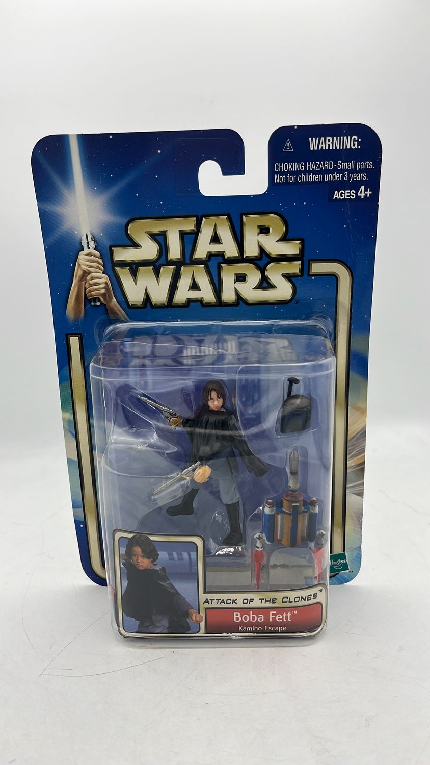 Hasbro Star Wars Attack Of The Clones Boba Fett Figure 2002