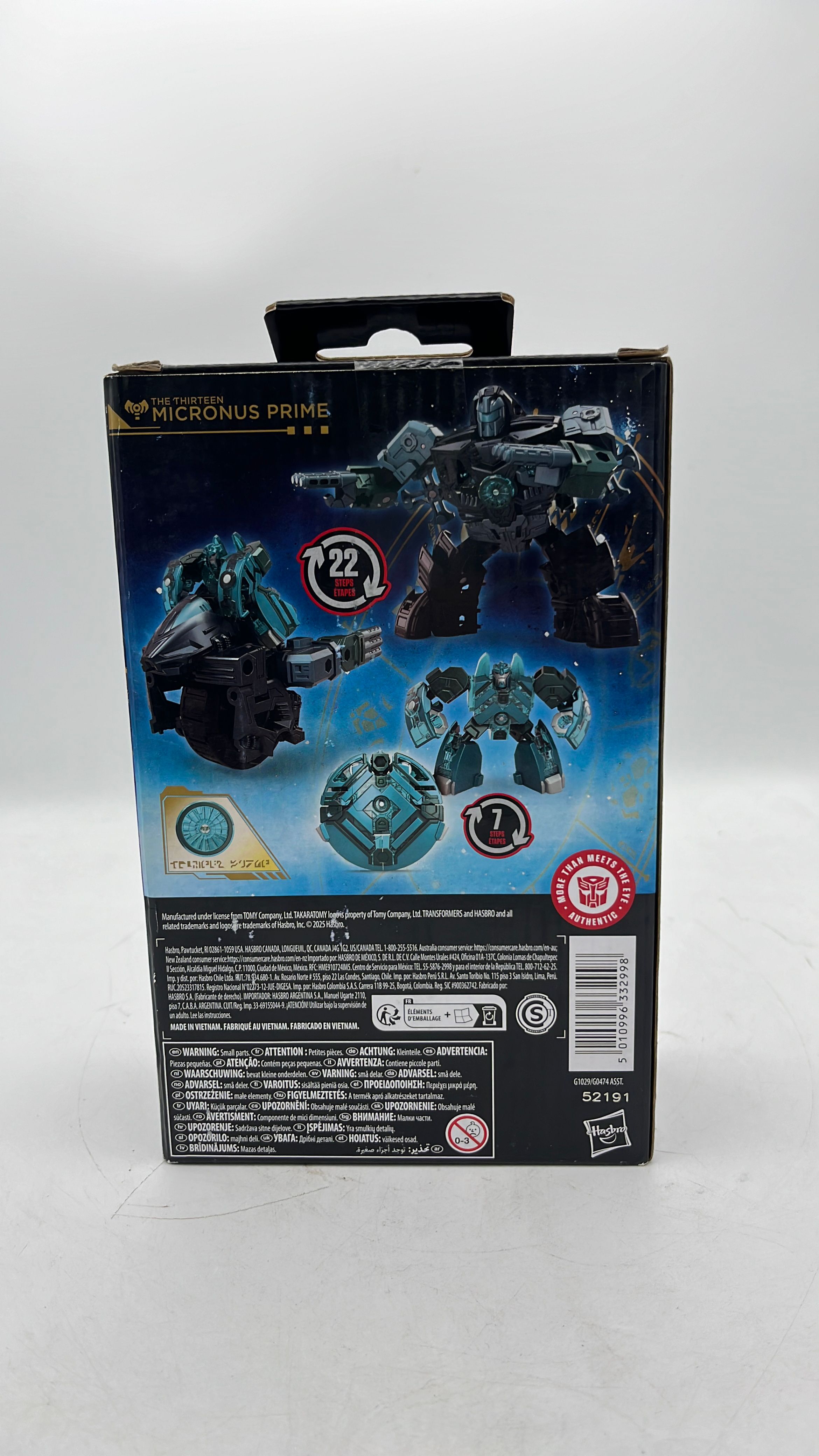Hasbro Transformers Age Of The Primes Micronus Prime Figure 2025 view 3