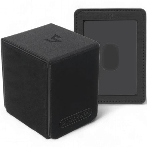 Ultra PRO Patchcraft Alcove Flip 100+ Deck Box - Black