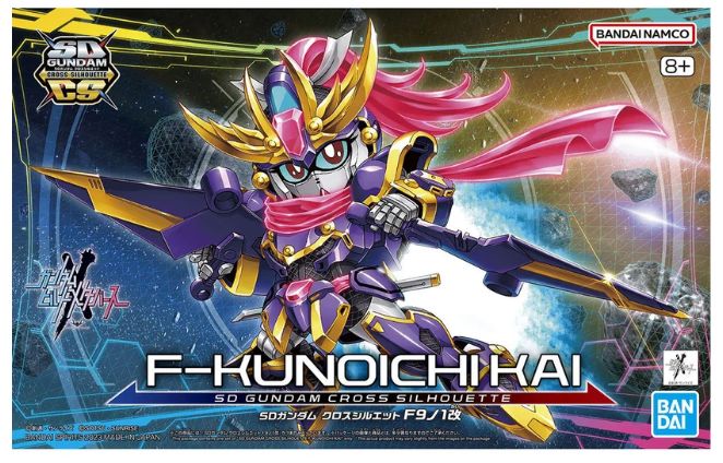 Bandai SDCS CROSS SILHOUETTE Gundam Build Metaverse F-Kunoichi Kai Model Kit (open box)