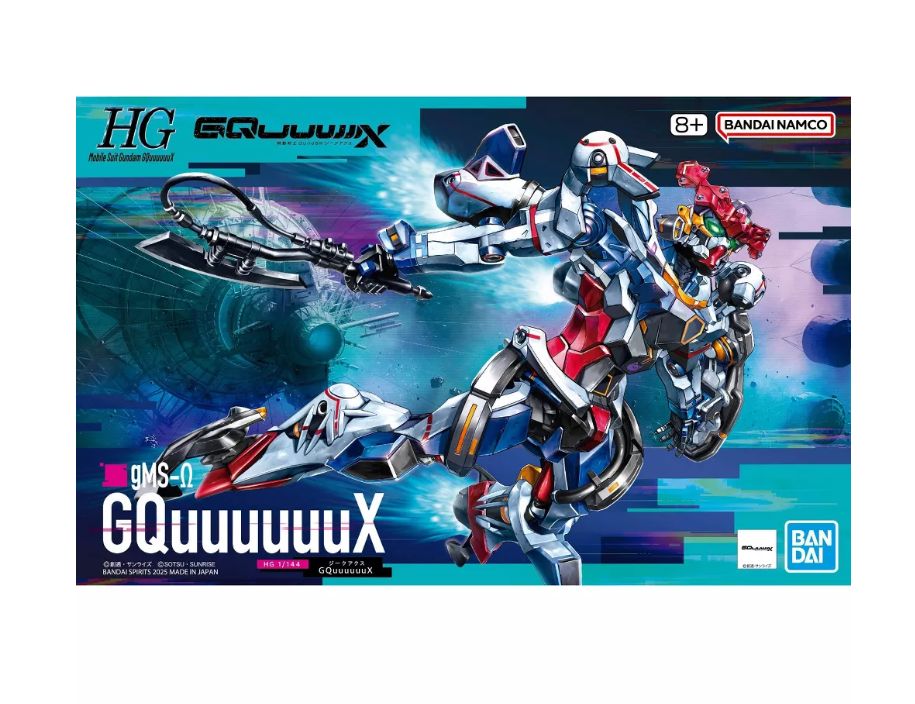 Bandai Namco Gundam HG 1/144 GQuuuuuuX Figure Model Kit (open box)
