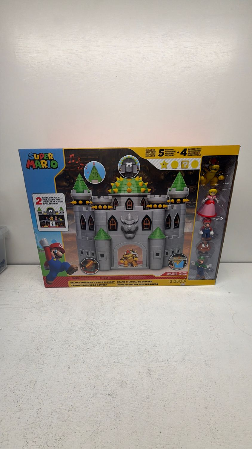 Jakks Super Mario Deluxe Bowser's Castle Playset
