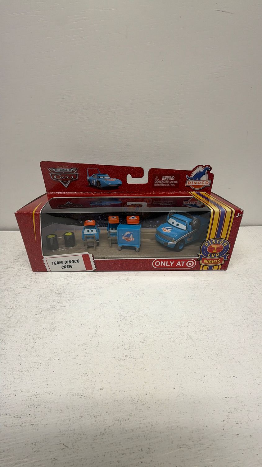 Mattel Disney Pixar Cars Team Dinoco Crew Piston Cup Nights Set