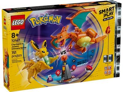 Lego 72167 Pokémon Smart Play Charizard vs. Jolteon Ultimate Battle 2026