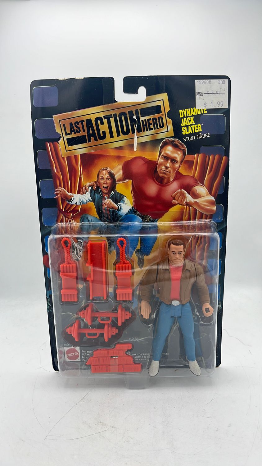 Mattel Last Action Hero Dynamite Jack Slater Vintage Figure 1993