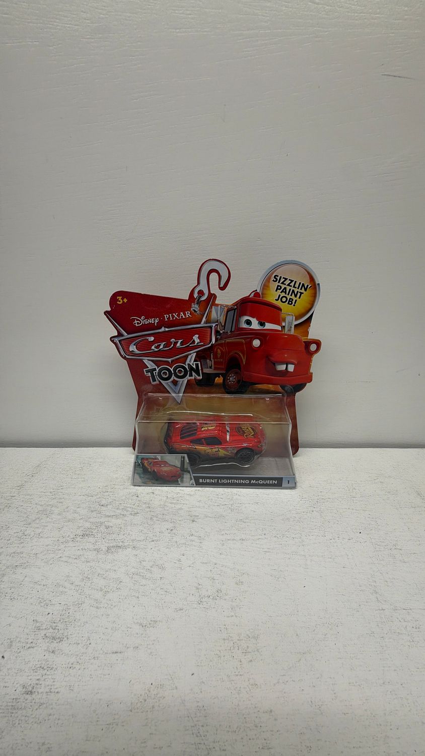 Mattel Disney Pixar Cars Toon Burnt Lightning Mqueen