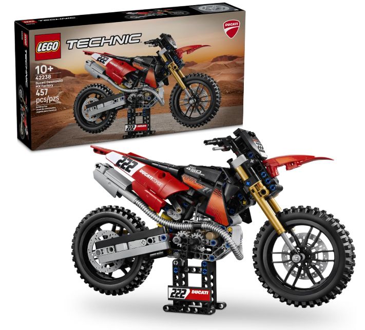 LEGO 42238 Technic Ducati Desmo450 MX Factory Motorcycle