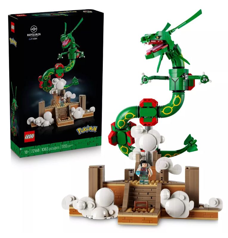 LEGO 72168 Pokémon Rayquaza Decor Building Set