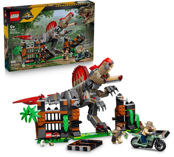 LEGO 77982 Jurassic World Spinosaurus Dinosaur Escape