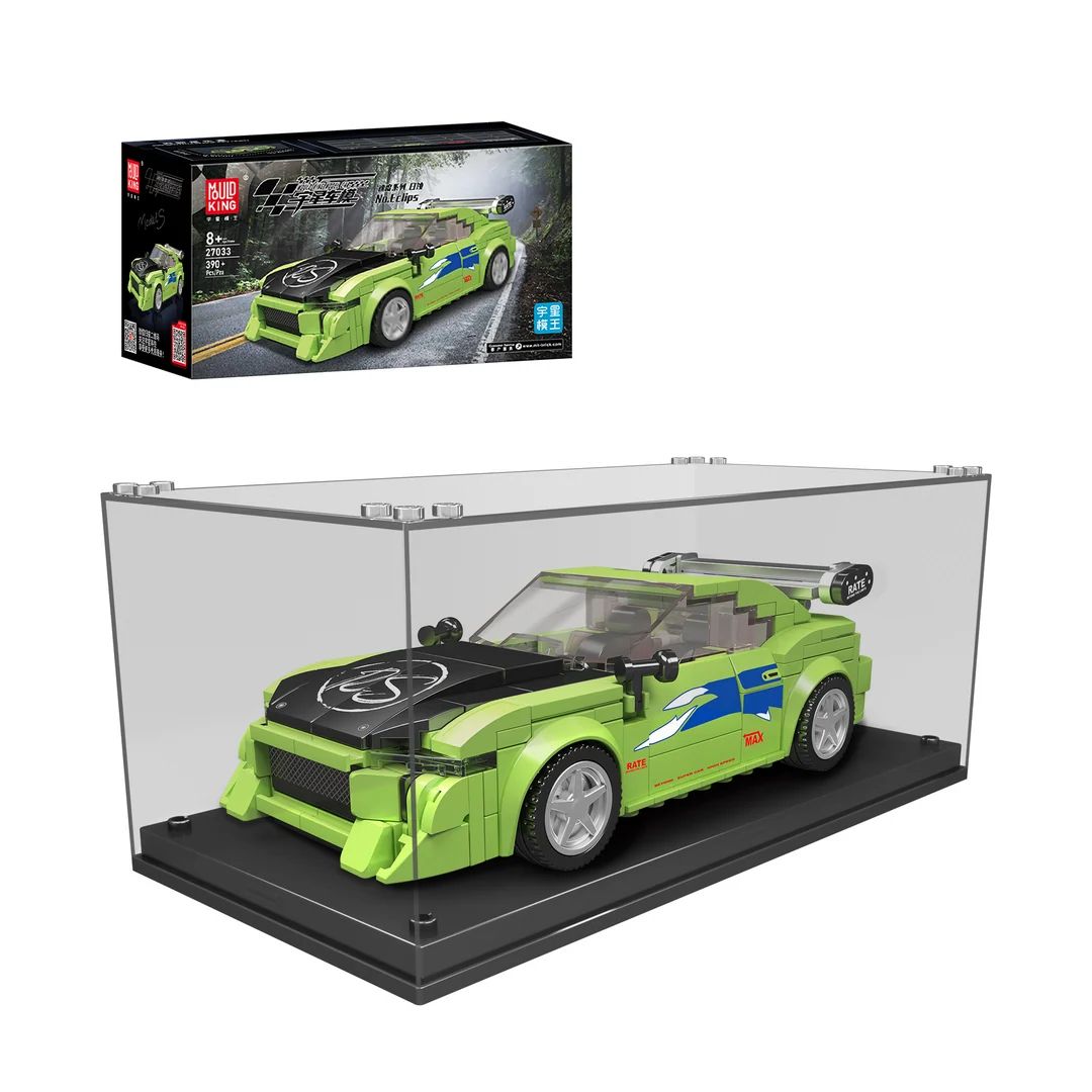 Mould King 27033 Speed Champion Classic Car Building Kit with Display Case