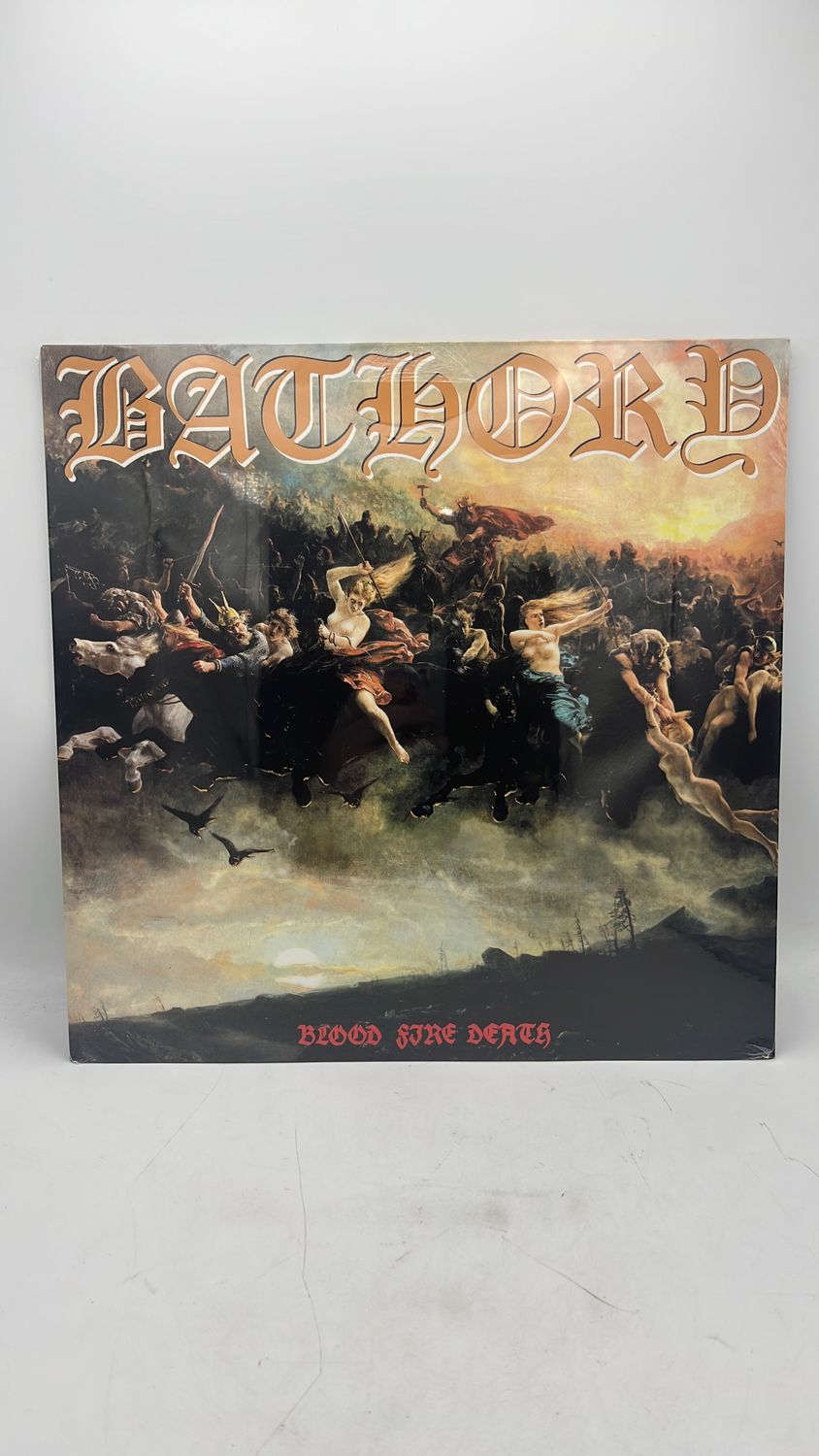 Vinyl Record Bathory Blood Fire Death