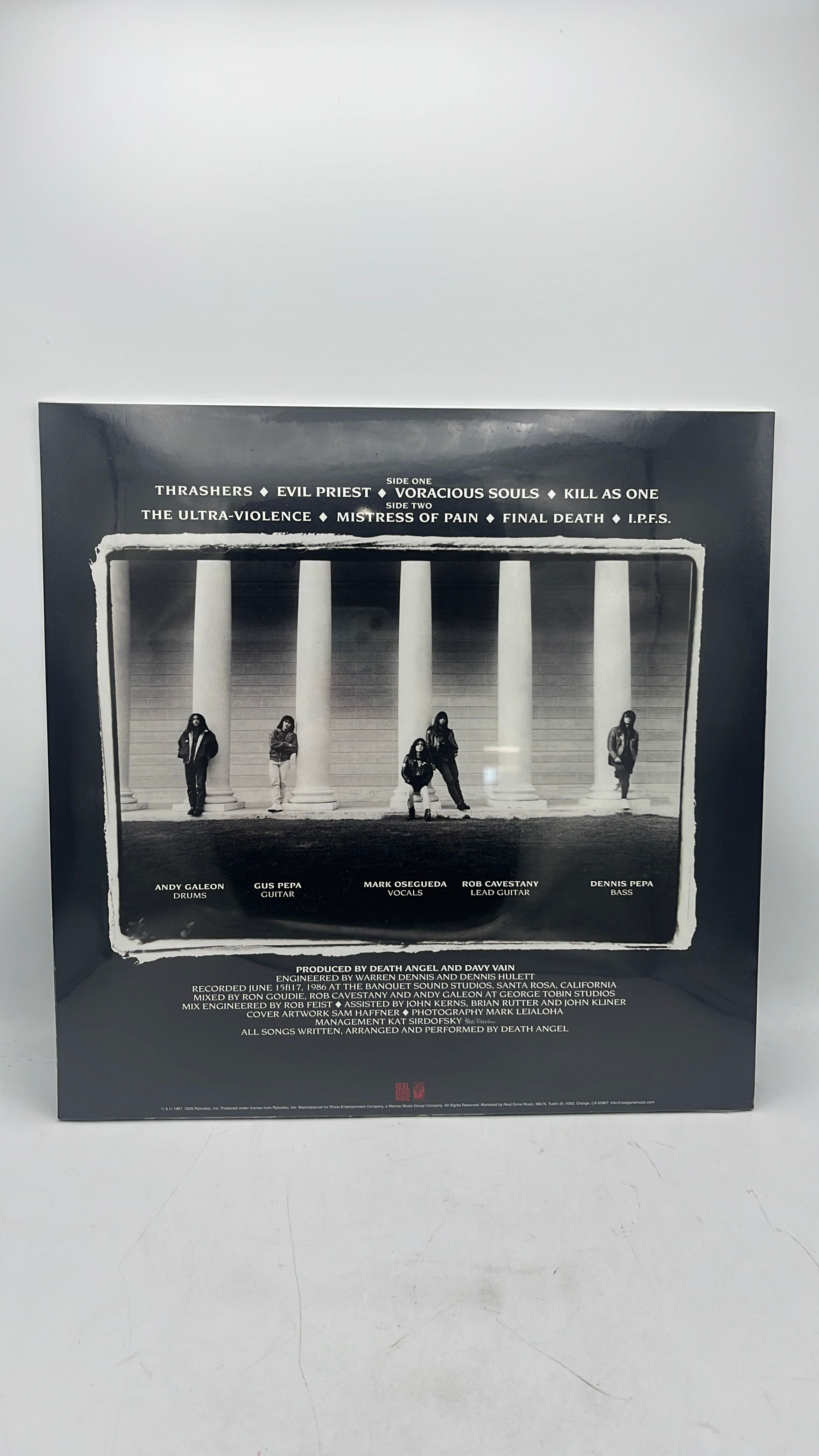 Vinyl Record Death Angel The Ultra-Violence (Smoking Crater) view 2