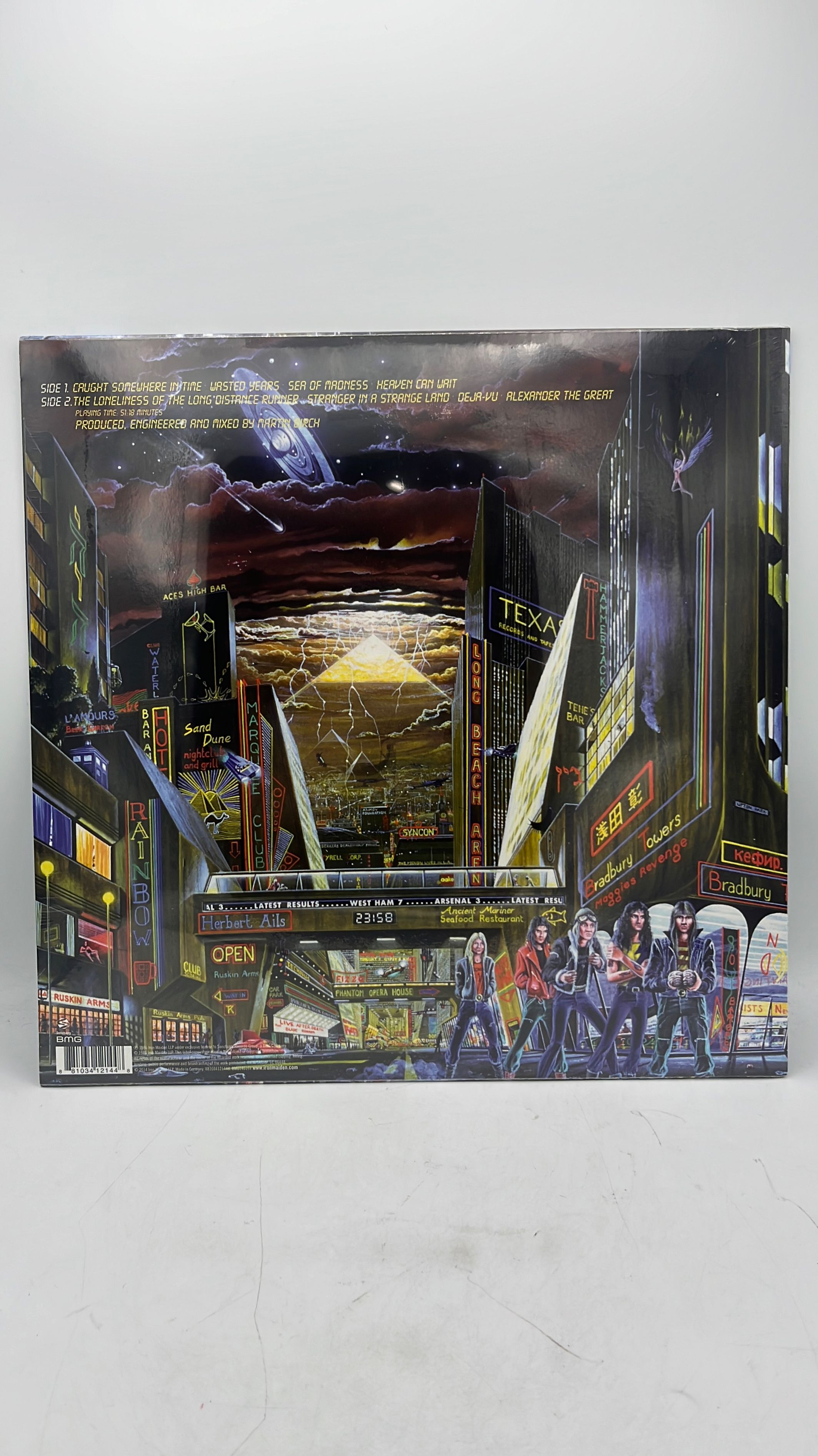 Vinyl Record Iron Maiden Somewhere In Time view 2