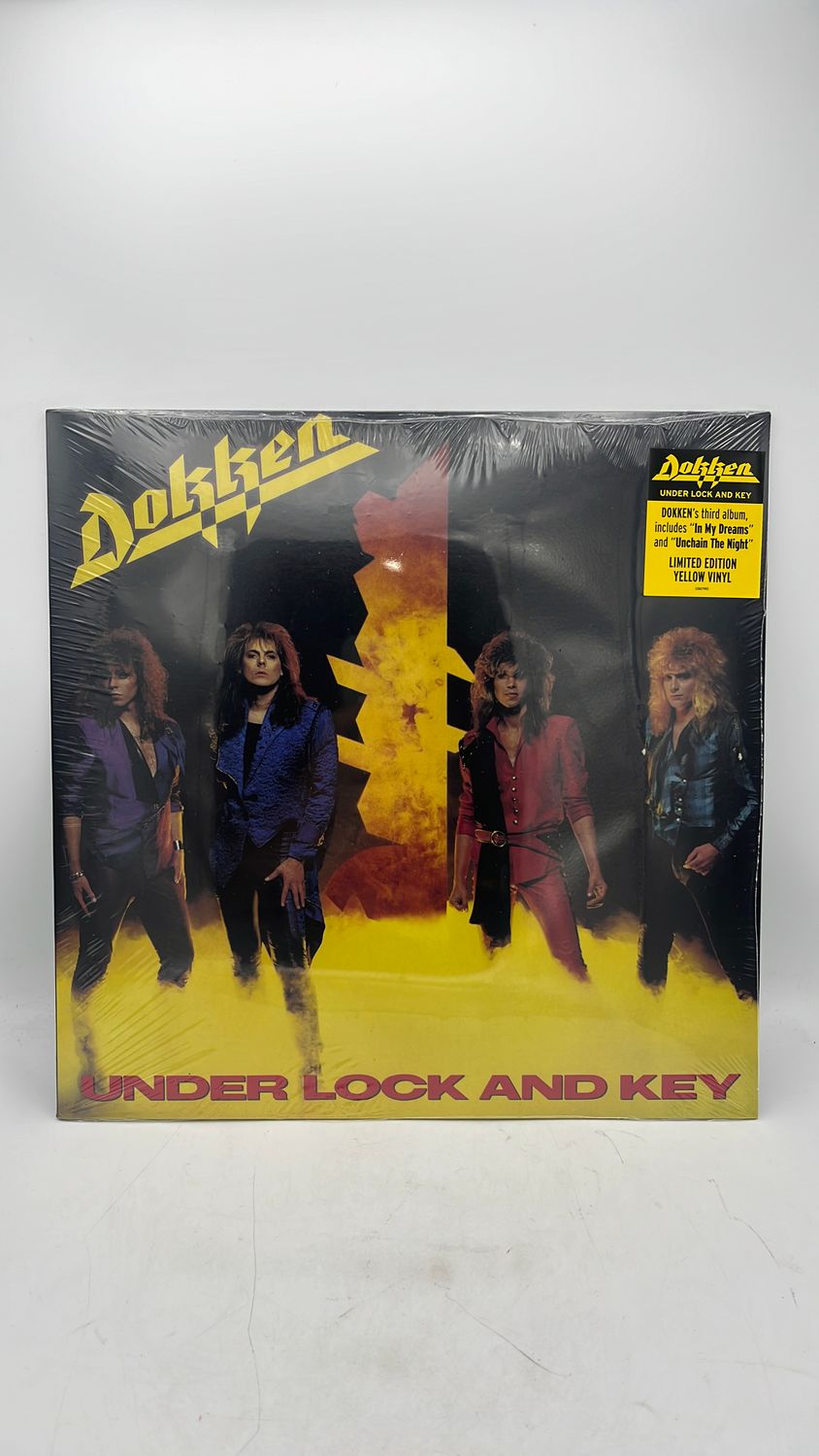 Vinyl Record Dokken Under Lock And Key (Yellow)