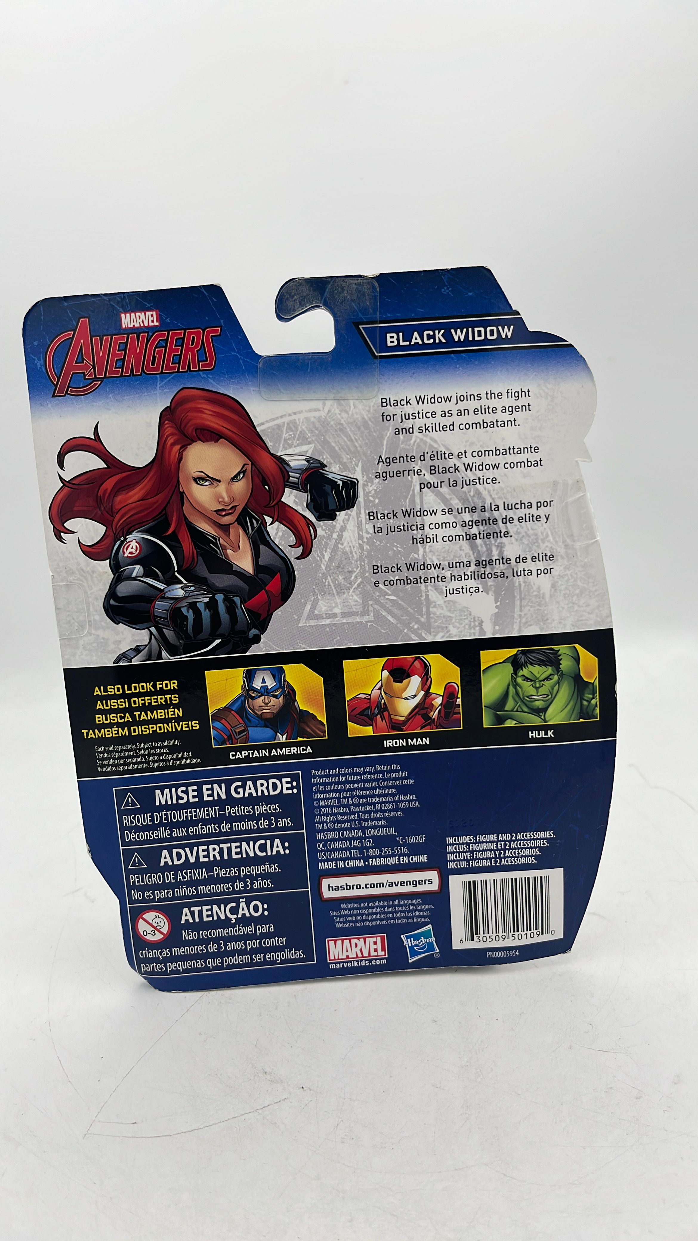 Hasbro Marvel Avengers Black Widow Figure 2016 view 3