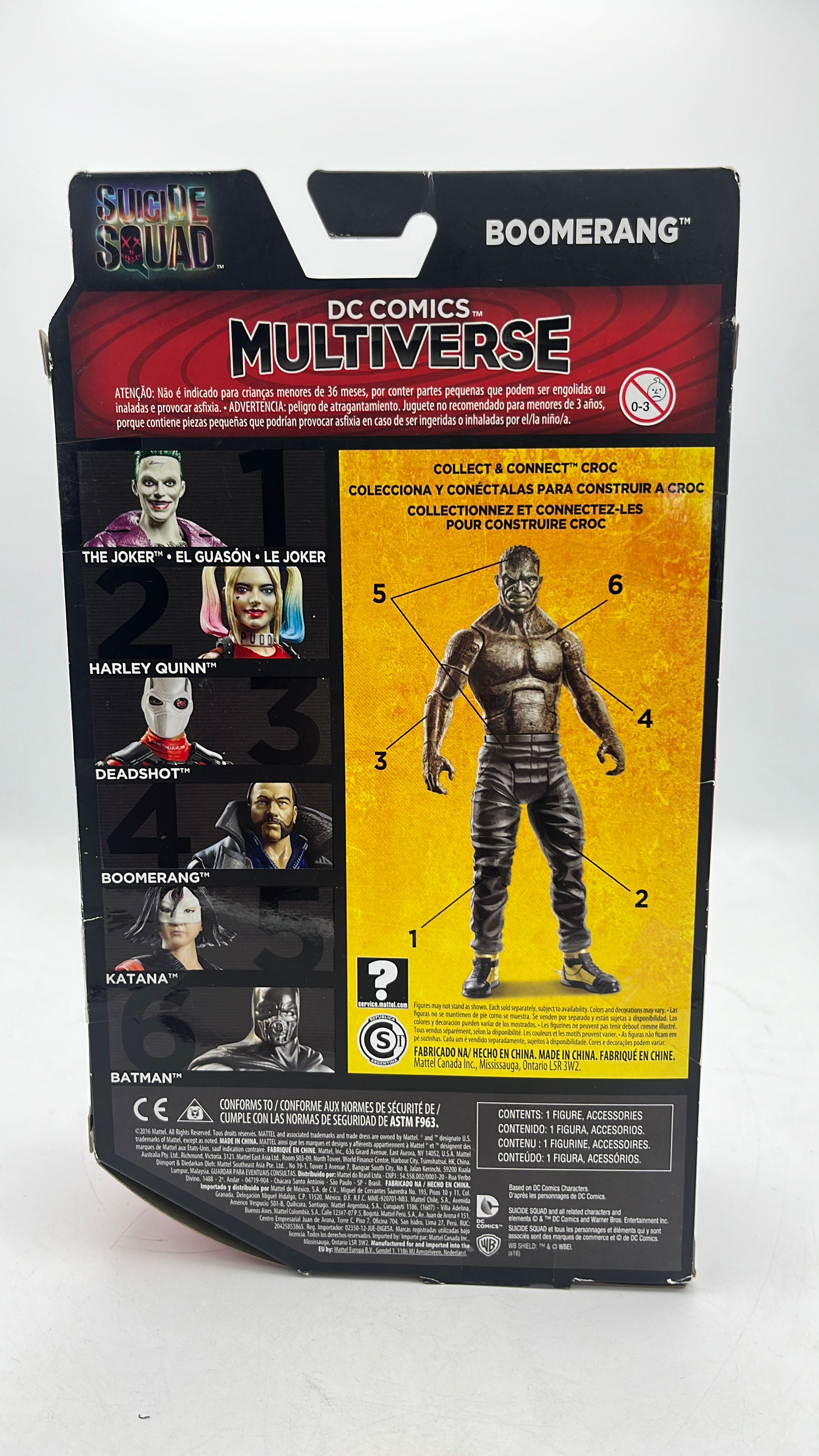 Mattel DC Multiverse Suicide Squad Boomerang Figure 2016 view 3