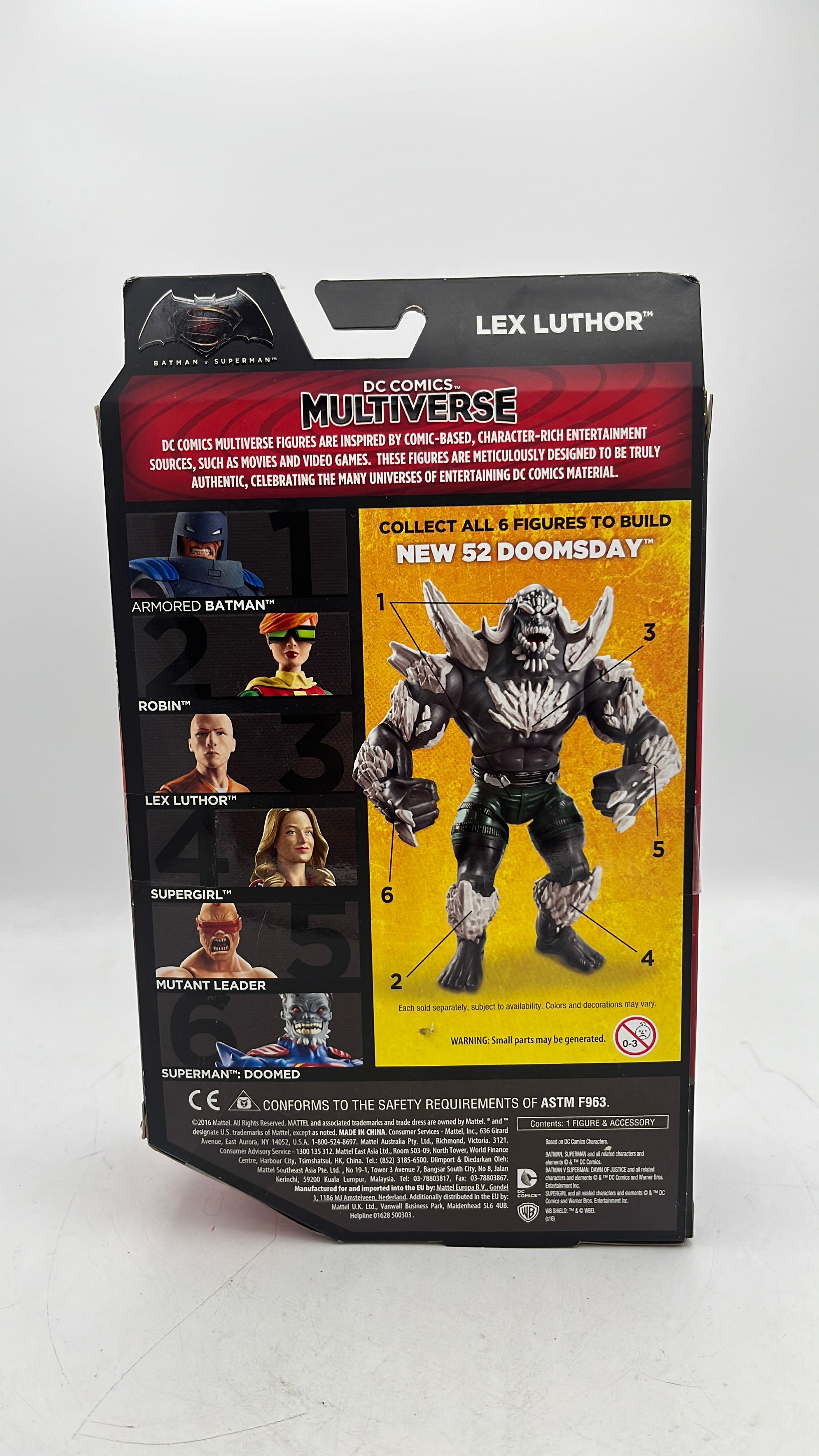 Mattel DC Multiverse Batman V Superman Lex Luthor Figure 2016 view 3