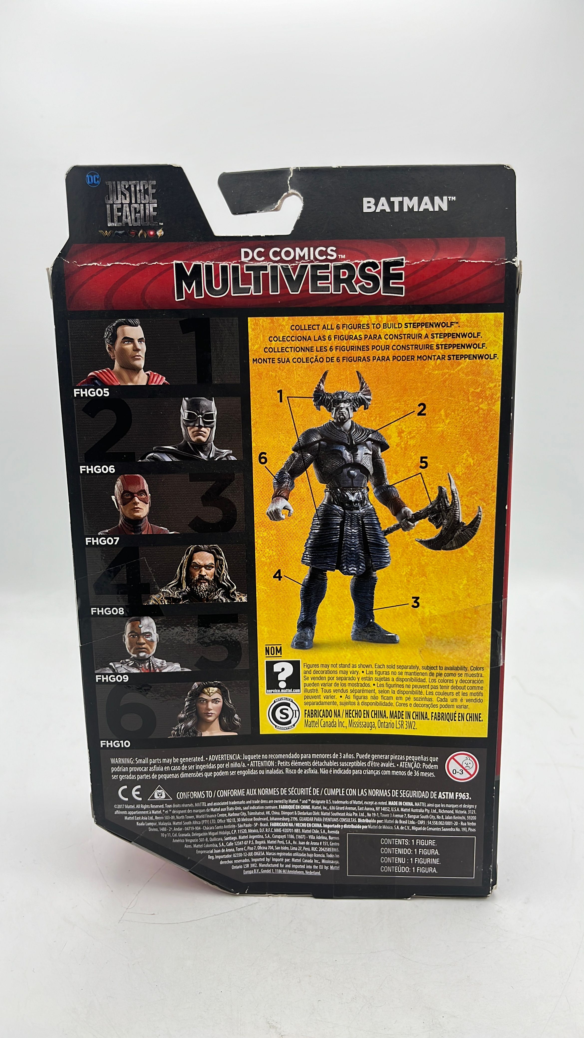Mattel DC Multiverse Justice League Batman 2017 view 3