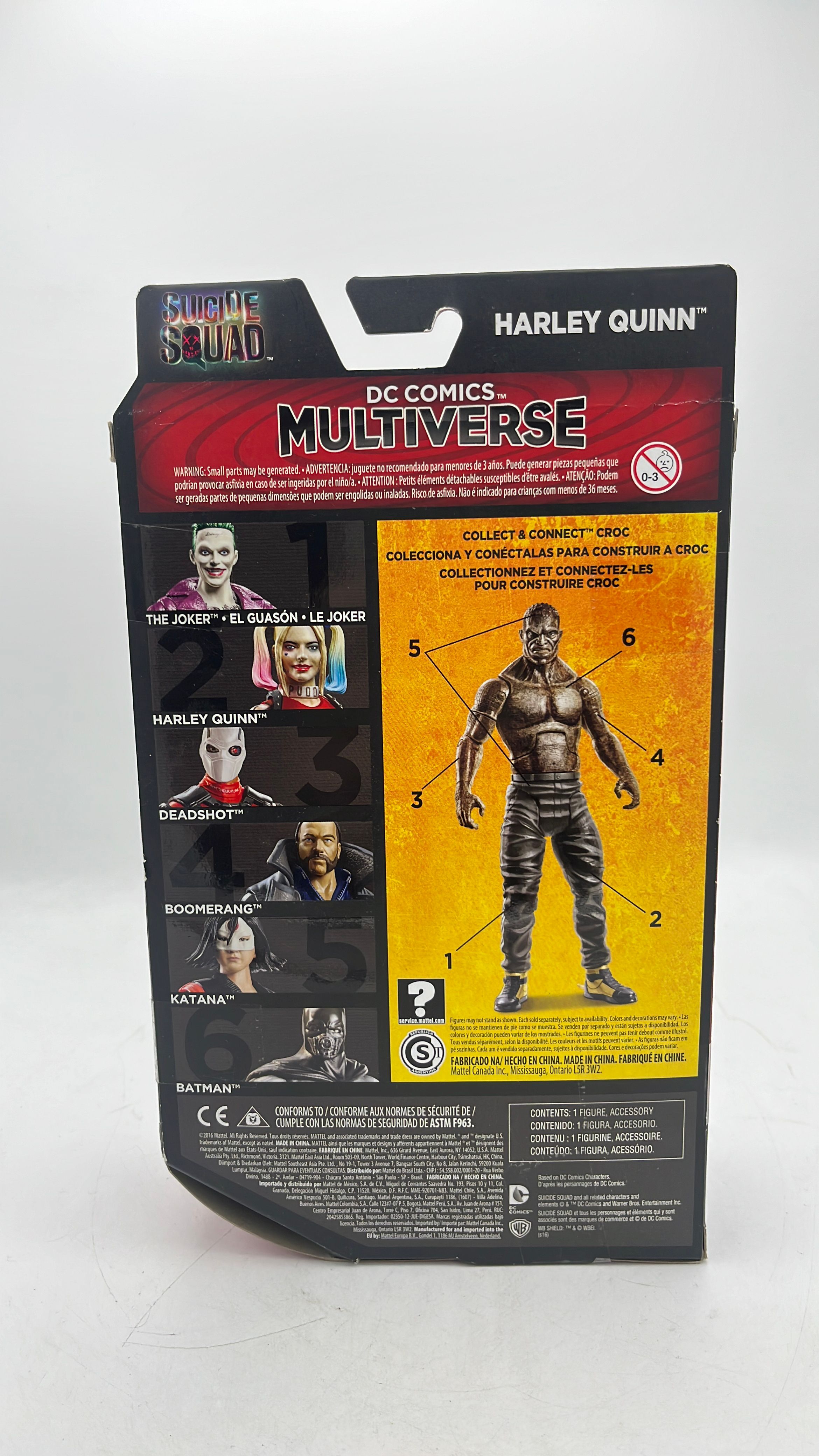 Mattel DC Multiverse Suicide Squad Harley Quinn Figure 2016 view 3