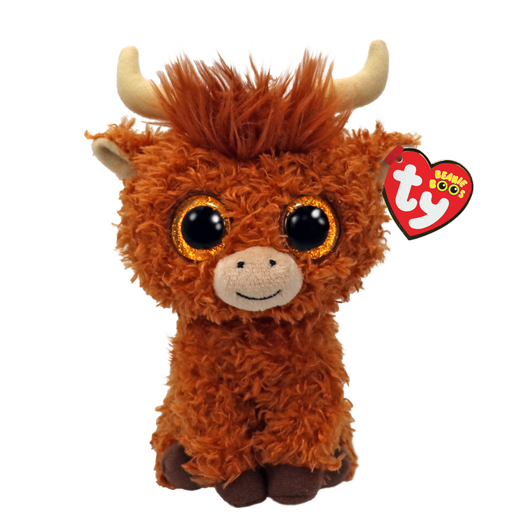 TY | Alfie - Brown Highland Cow | Plush