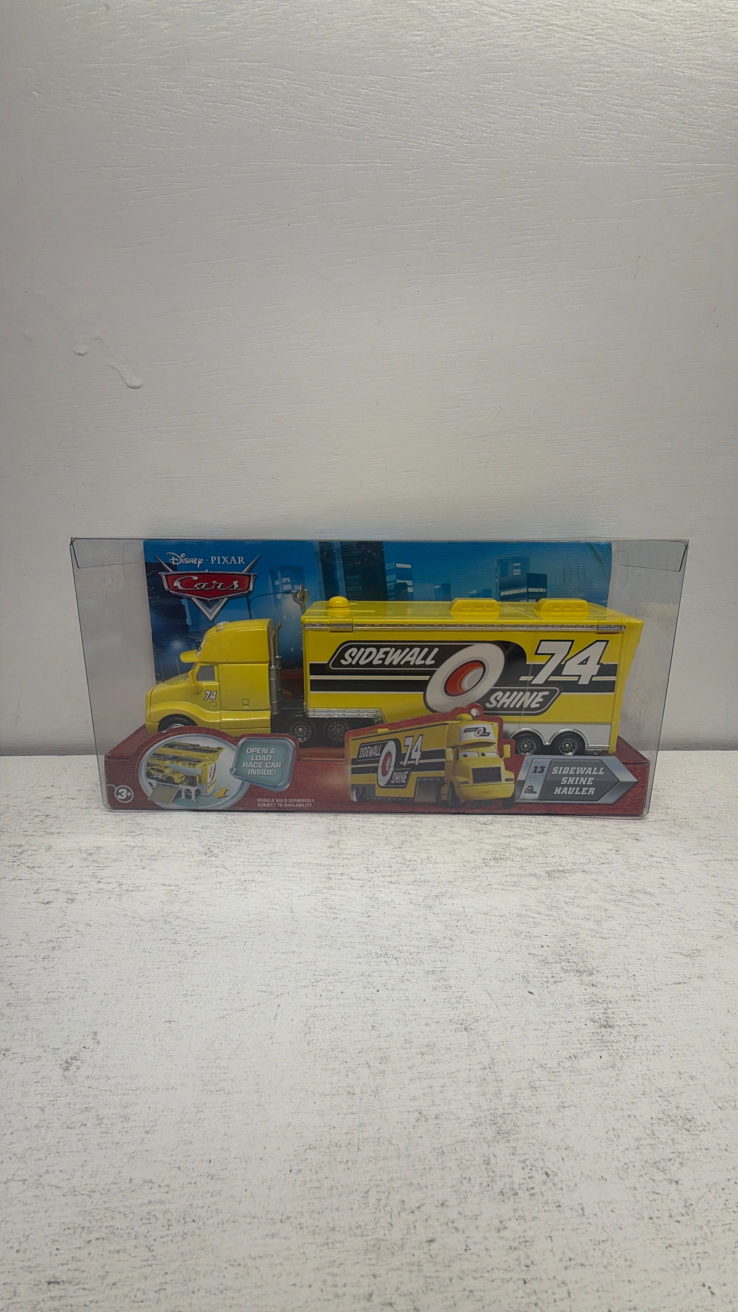 Mattel Disney Pixar Cars Sidewall Shine Hauler