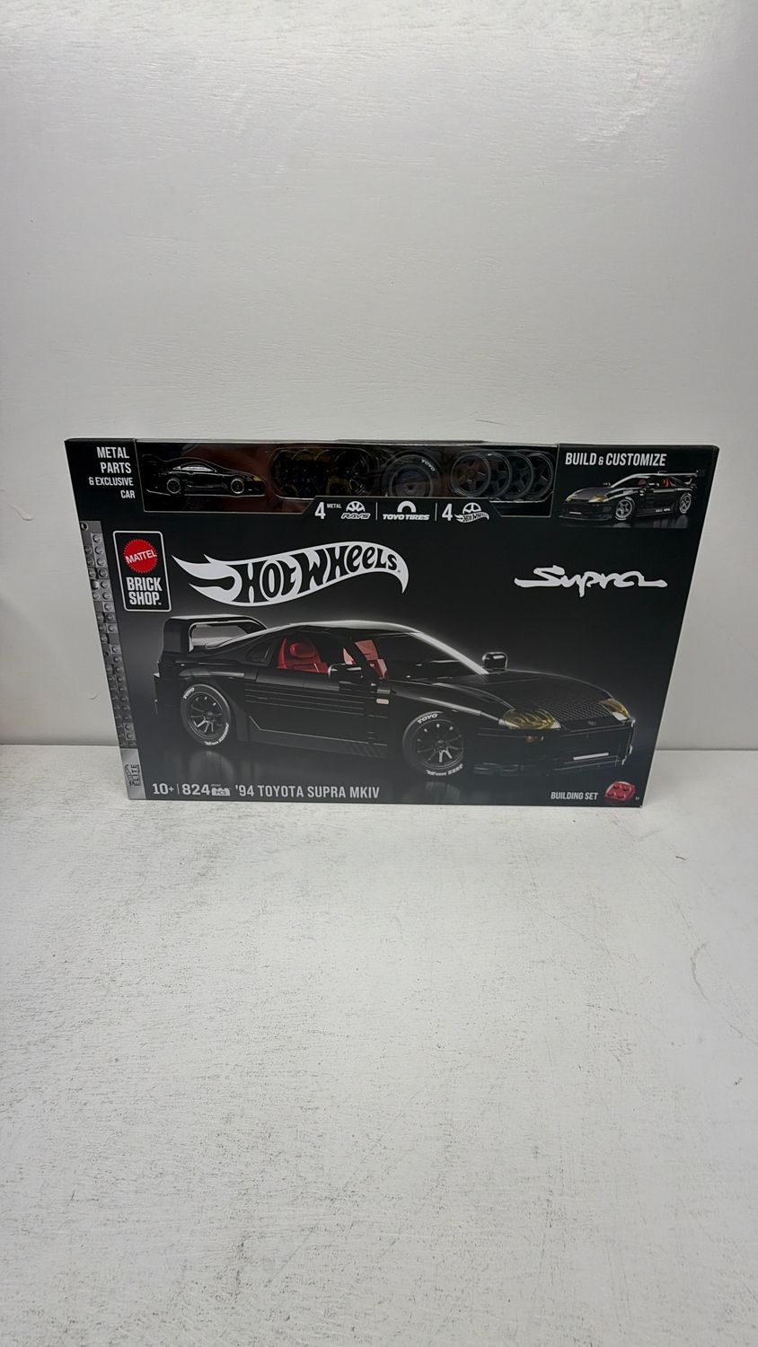 Mattel Brick Shop Hot Wheels '94 Toyota Supra MKIV Building Set JKG40