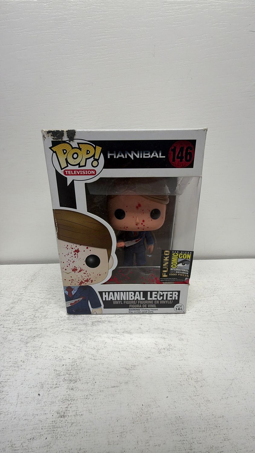 Funko Pop Hannibal Hannibal Lecter Comic Con 2014 Exclusive (damaged box)