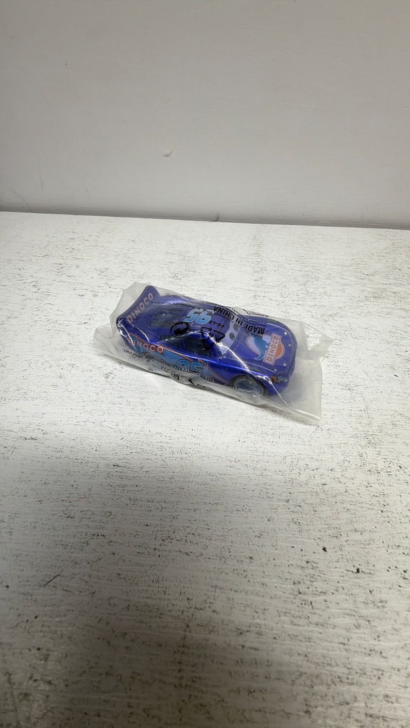 Disney Pixar Cars Blu Ray Lightning McQueen Diecast “Blue-Ray Dinoco” SEALED